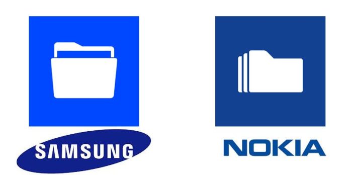 samsung and nokia folder apps