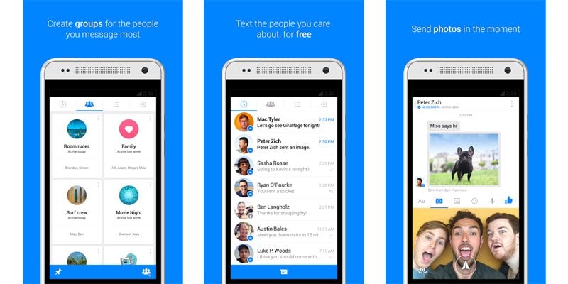 recent facebook messenger android updates apk