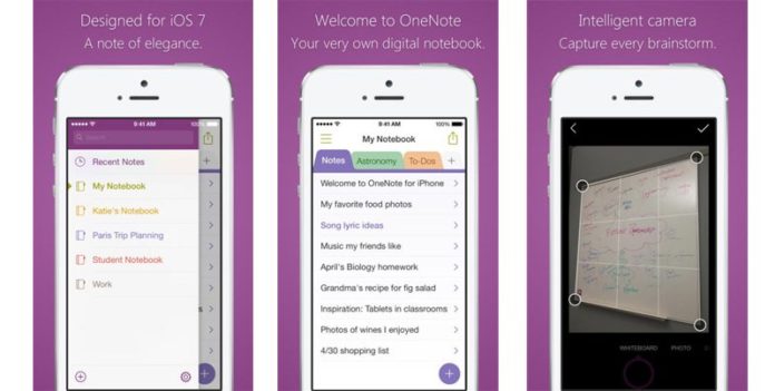 onenote iphone