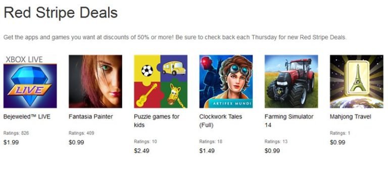Mahajong Travel, Fantasia Painter and more are Red Stripe Deals of this week on Windows Phone