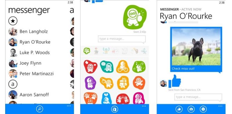 Facebook Messenger gets an update on Windows Phone, allows sending recorded voice messages
