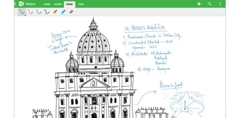 OneNote for Android gets handwriting support, tablet optimized UI and more