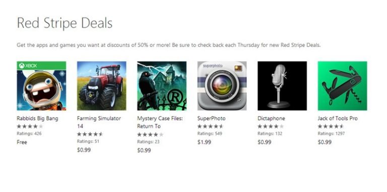Farming Simulator 14, Rabbids Big Bang and more are Red Stripe Deals for this week on Windows Phonem
