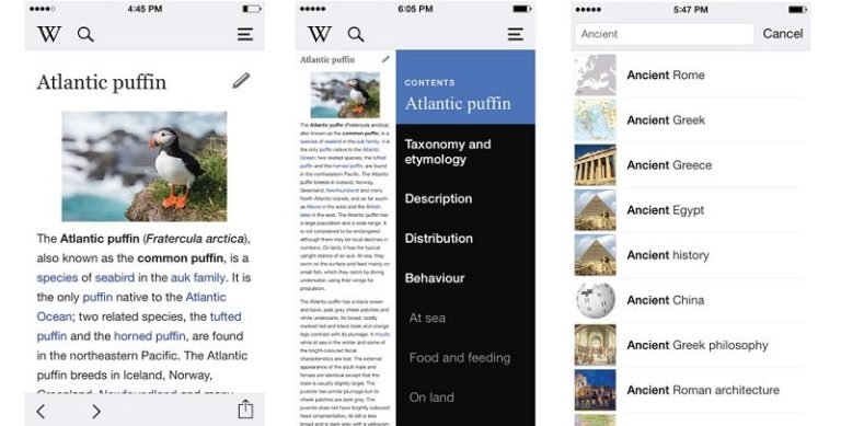 Wikipedia completely overhauls its iOS app in version 4.0