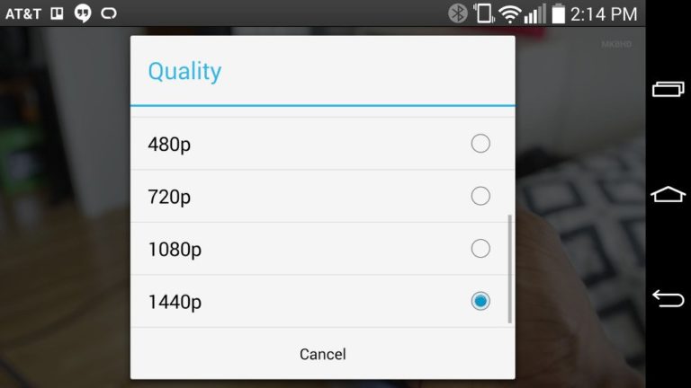 YouTube app on Android now supports 1440p playback