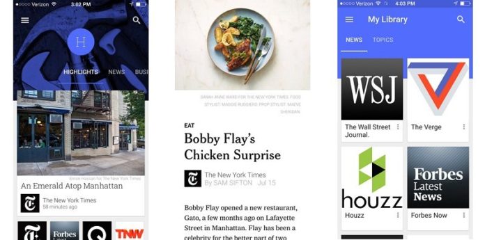 google play newstand ios