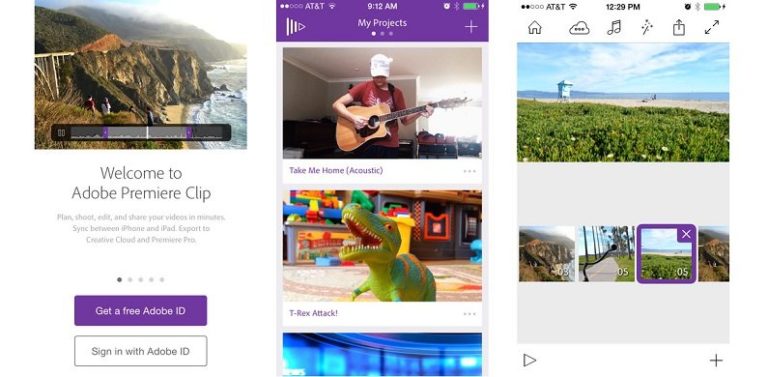 Adobe Premiere Clip launched for iPhone and iPad