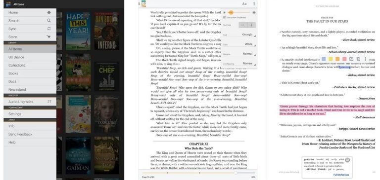 Amazon Kindle app update for Android allows you to listen to audio books before they’re downloaded