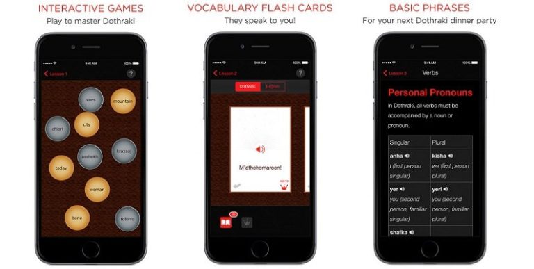 Random House releases Game of Thrones Dothraki Companion app