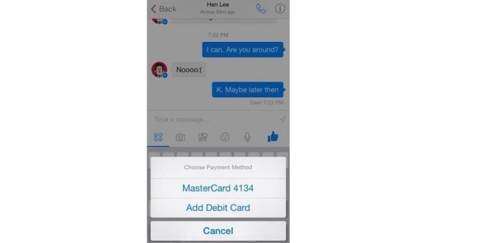 facebook messenger payments