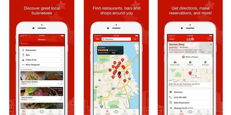 Yelp on iOS gets iPhone 6 optimization and Directions button