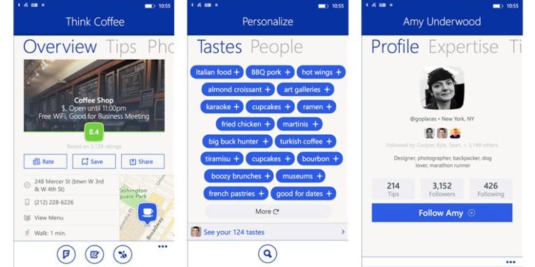 Foursquare pushed to version 4.0 on Windows Phone