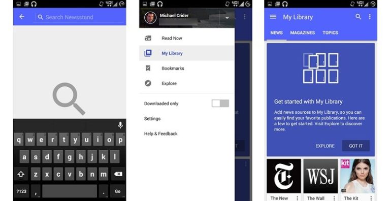 Google Play Newsstand updated with more Material Design tweaks