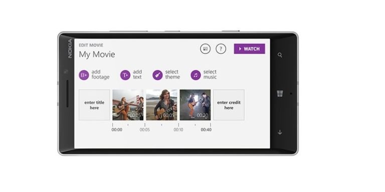 Microsoft launches Movie Creator app on Windows Phone and Windows 8.1