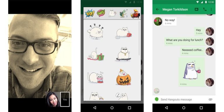 Hangouts for Android updated with Material Design, stickers and more