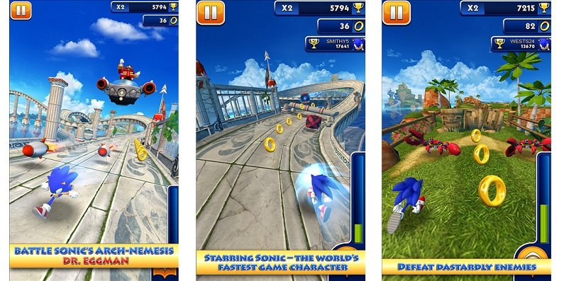 sonic dash game for pc