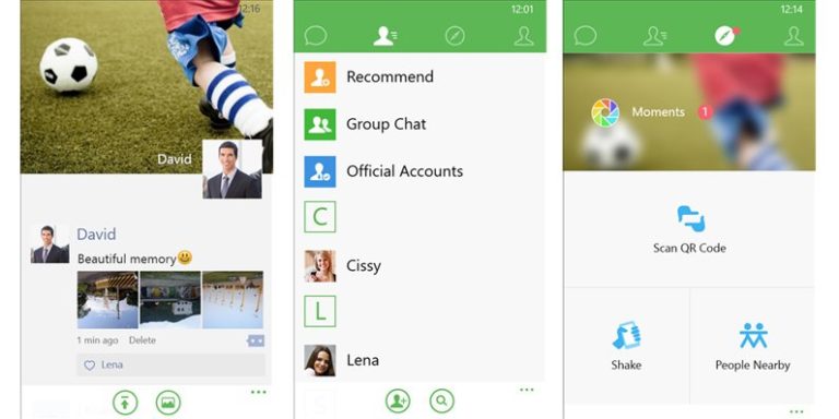 WeChat gets a redesign on Windows Phone