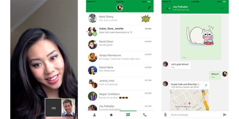 Hangouts gets a new update on iOS