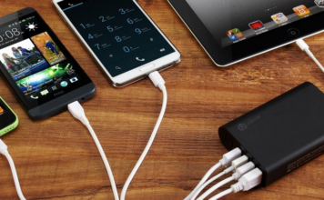iClever 6-Port USB Travel Wall Charger allows simultaneous fast charging of up to six devices