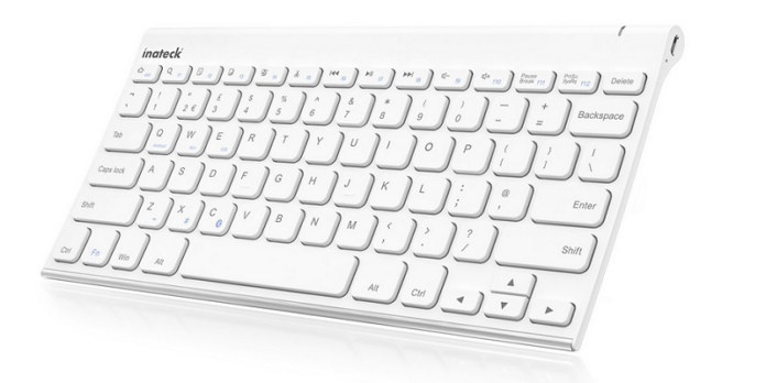 Inateck's Univesal Wireless Bluetooth Keyboard is booth sleek and stylish and supports a wide variety of devices
