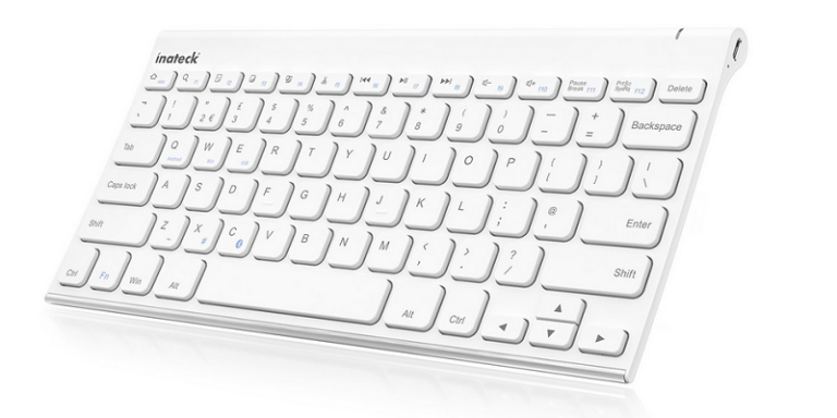 Inateck's Univesal Wireless Bluetooth Keyboard is booth sleek and stylish and supports a wide variety of devices